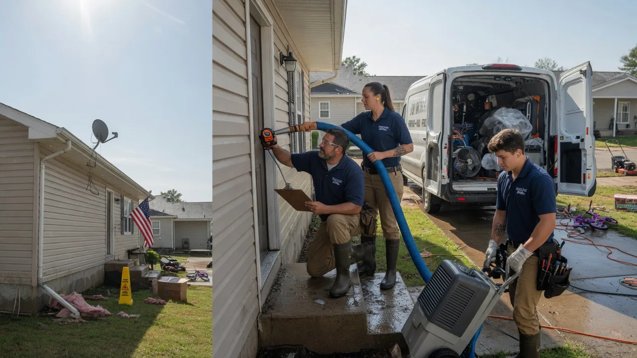 Ceiling Water Damage Restoration in Barnett, MO near me